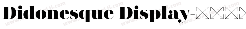 Didonesque Display字体转换